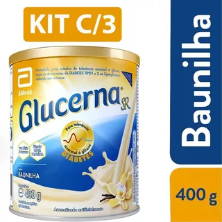 Glucerna Lata 400g - Kit C/3