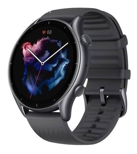 Smartwatch Amazfit Fashion Gtr 3 Black Spo2 A1971 Premium