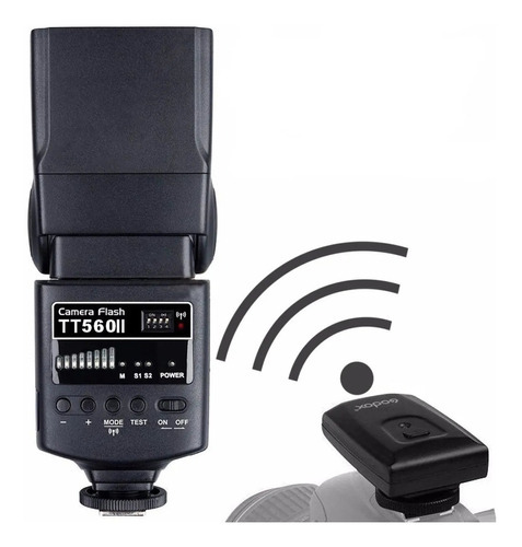 Flash Godox Speedlite TT560ii con radio flash integrada