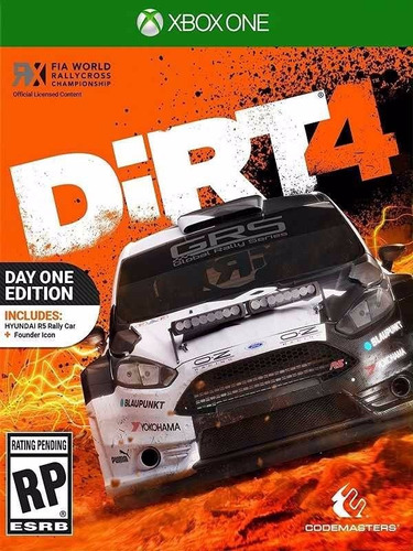 Dirt 4 Xbox One. Edicion Dia Uno. Fisico. Entrega Inmediata.