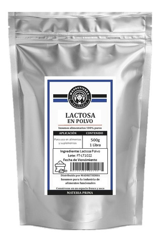 Lactosa En Polvo X500g Libra - g a $28