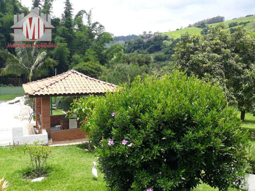 Imagem 19 de 30 de Chácara Maravilhosa Com 05 Dormitórios, Piscina, Campinho, Pomar, Local Arborizado, Vista Linda, À Venda, 2560 M² Por R$ 680.000 - Rural - Socorro/sp - Ch0792
