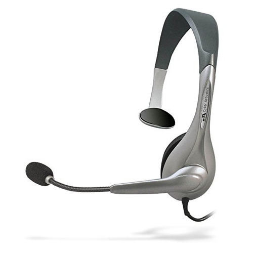 Cyber ¿¿acoustics Mono Usb Headset, Auriculares Con Micrófon