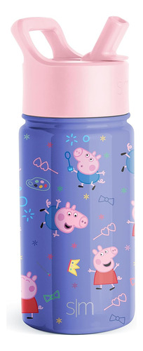 Botella De Agua Infantil Simple Modern Peppa Pig