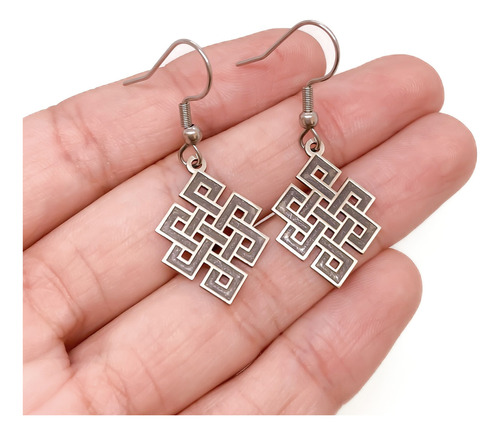 Aros Nudo Sin Fin Eterno Infinito Celta Plata 925 Plata 925