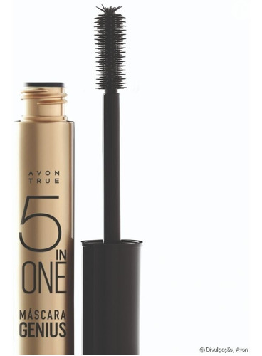 Máscara Para Cílios Genius 5 In One Preta 10ml - Avon Cor Preto