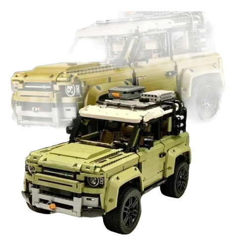 Bloco De Montar Land Rover Defender Technic - 2573pçs
