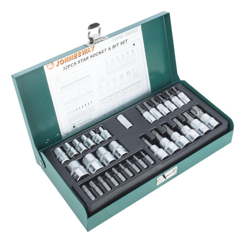 Juego De Dados Y Puntas Torx 32 Piezas S06h232s