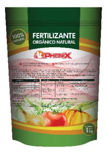 Fertilizante Phenix Organico En Pellet Para Floracion