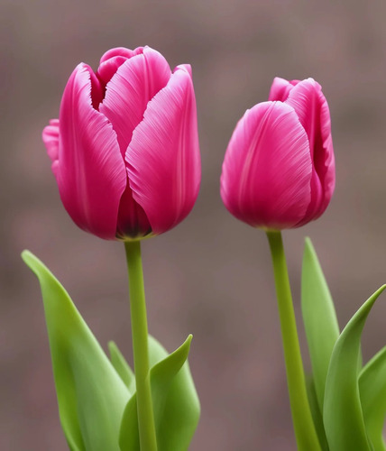 100 Sementes De Tulipa Rosa