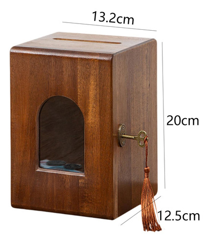 Hucha Caja De Almacenamiento De Dinero Con Cerradura Y