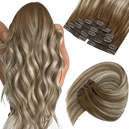 Sunny Balayage Clip En Extensiones De Cabello Humano Xjnna