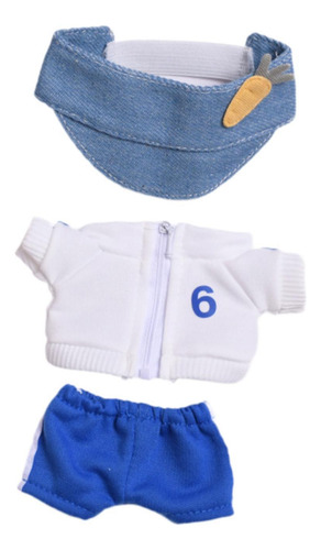 Muñeca De Peluche Con Parte Y Pantalones, Pantalones Azules