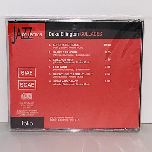 Cd Jazz Duke Ellington Collages Edición Española