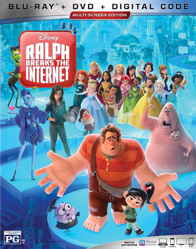 Ralph Breaks The Internet | Blu Ray + Dvd + Dig Nuevo