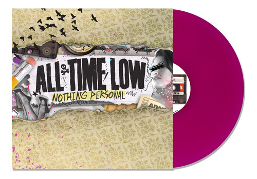 Lp De All Time Low Nothing Personal (púrpura Neón)