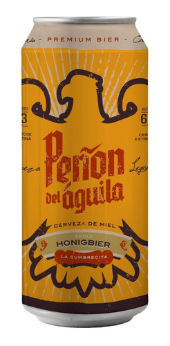 Cerveza Peñón Del Águila Honigbier Lata 473ml.