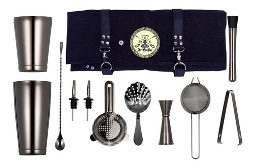 Kit De Herramientas De Bar, Mixologo, Bartender, Barman