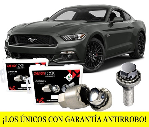Tuercas Seguridad Galaxylock Mustang Gt V8 T/m 2015