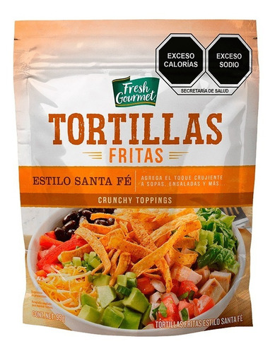 Tortillas Fritas Fresh Gourmet Estilo Santa Fé 99 Gr