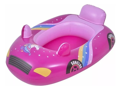 Bote Inflable Salvavida Auto Flotador Pileta Playa Unicornio