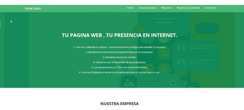 1 Página Web Hasta 6 Secciones, Diseño Web, Desarrollo Web