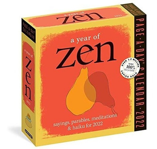 A Year Of Zen Page-a-day Calendar 2022 Sayings,..., de Workman Calend. Editorial Workman Publishingpany en inglés