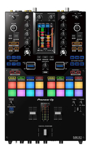 Mixer de tela sensível ao toque Pioneer DJM-S11 Dj de 2 canais