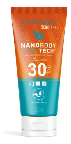 Protetor Solar 30 Fps Sunscreen Skincare Hidratante Uva Uvb