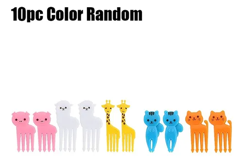 Palillos Para Niños Con Dibujos Animados De Animal Food Fork