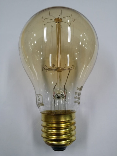 Imagen 3 de 5 de Lampara Retro Filamento Incandescente Antique 25w A60 E27