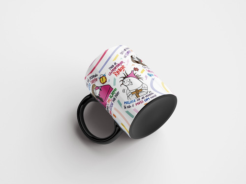 Arte Caneca Menina Tá Fincando Muito Tarde... Luisa Sonsa Me