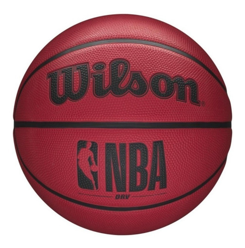 Imagen 1 de 5 de Balón Basketball Wilson Nba Drv Outdoor Tamaño 7 Rojo