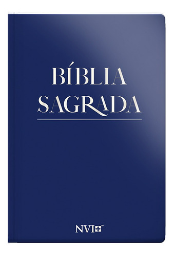 Bíblia NVI Slim semi luxo PU - Azul: Mais leve e mais prática, de Sbi. Geo-Gráfica e Editora Ltda, capa dura em português, 2021