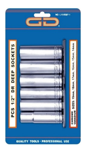 Tubos Hexagonales Largos 1/2'' (14-19mm) Gd Tools Pro-shop