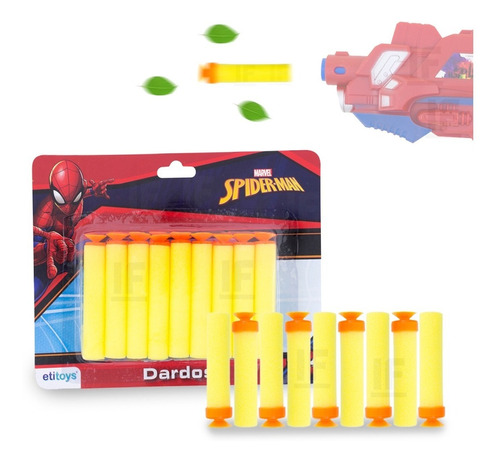 Refil De Dardos Brinquedo Spiderman