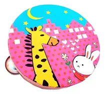 Comprar Pandero Musical Infantil Jirafa Y Conejo 6 Pulgadas 8 Chapas