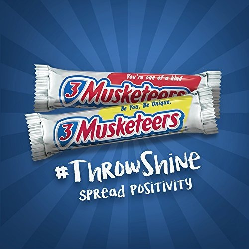 Imagen 7 de 7 de 3 Musketeers Barras De Caramelo De Tamaño De Chocolate Para