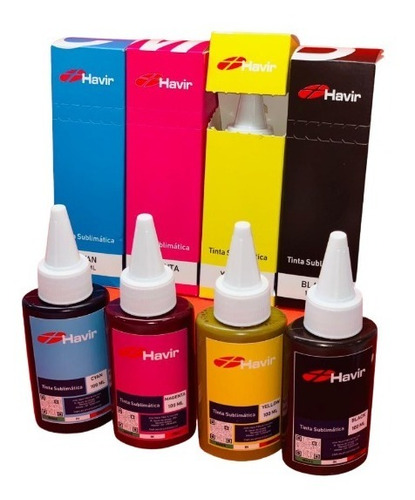 Tinta Sublimatica Hd Ink 400ml 4 Cores + Perfil De Cores