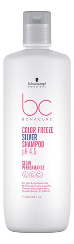 Shampoo Bonacure Clean Color Freeze Silver Ph 4.5 Schwarzkop