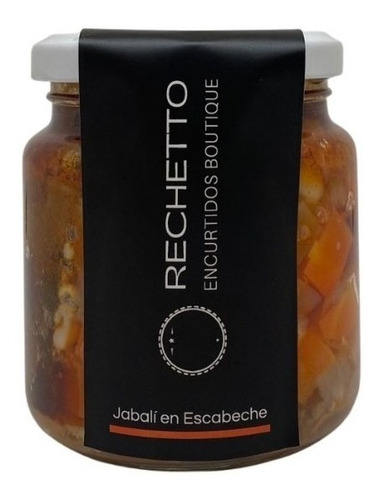 Conserva Gourmet Jabalí En Escabeche Rechetto 240 Gr