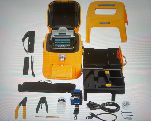 Fusionadora Fibra Óptica Kit Al-9 Con Cortadora