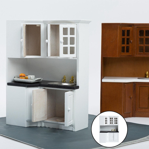 Ff Ff Fregadero De Cocina Realista Del Gabinete Del Lavabo