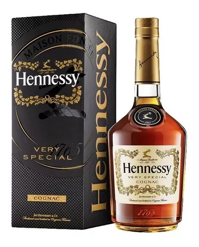 Hennessy V.S Cognac Maison Fondee 1765 T Shirt Gray and Gold Imprint XL NEW