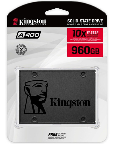 Imagen 1 de 6 de Kingston Ssd 960gb Disco Duro Solido Gamer Tranza