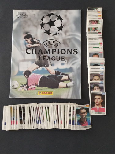 Album Futbol Champions League 00/01 Panini 2 Faltantes