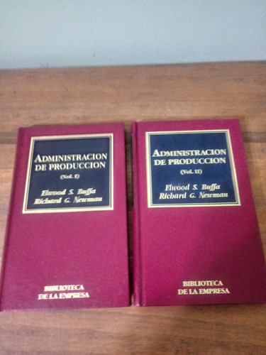 Administración De Producción - 2 Tomos - Buffa - Newman