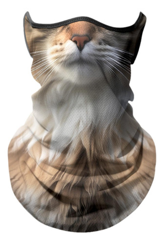 3 De Cuello Con Máscara Facial De Animales Para Gato