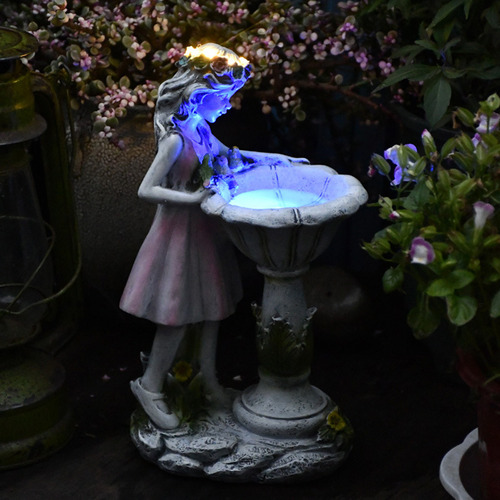 Resina De Ornamento C Com Luz Led Estátua De Anão De Jardim