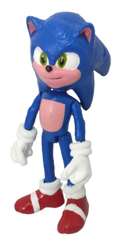 Sonic 2 Figura Pelicula Azul Articulado The Hedgehog Erizo